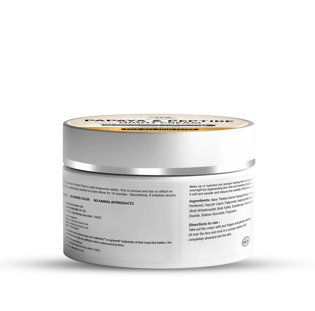 The Natural Wash Papaya & Peptide Night Cream
