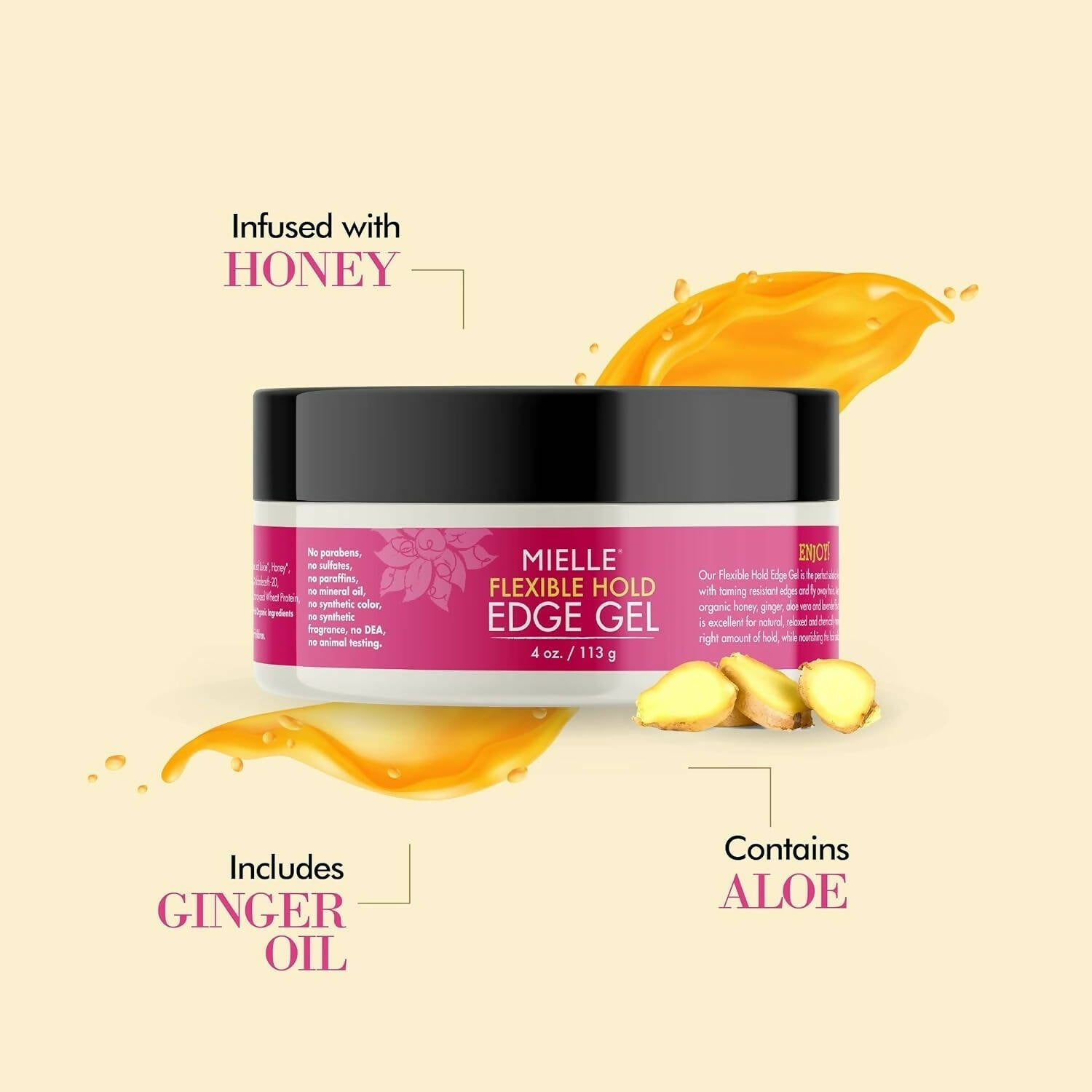 Mielle Honey and Ginger Edge Gel