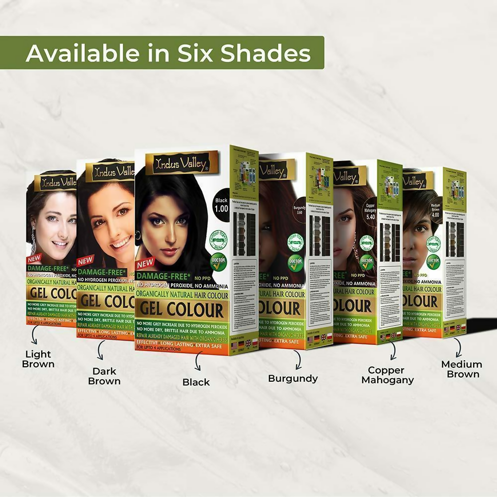 Indus Valley Damage Free Gel Colour Light Brown