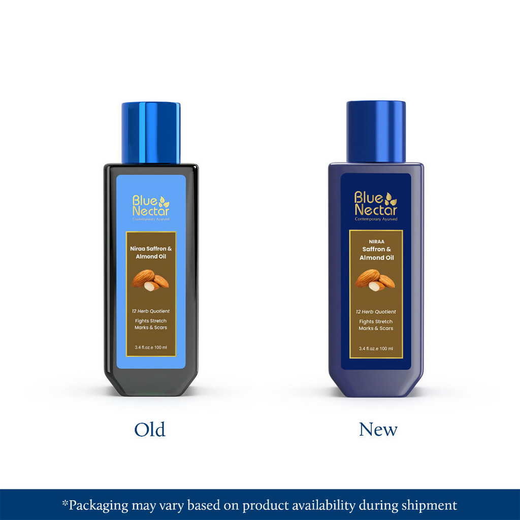 Blue Nectar Saffron & Almond Oil - Distacart