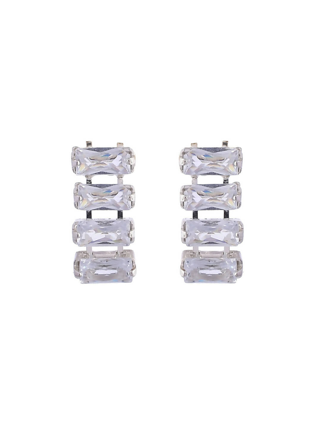 VOJ Women Silver Color stainless steel Jewellery Set - Distacart