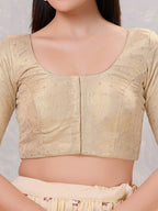 Joban Fashion Women Silk Gold Stitched Blouse