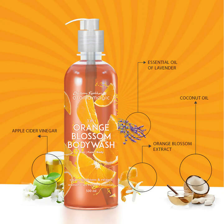 Blossom Kochhar Aroma Magic 3In1 Orange Blossom Bodywash - Distacart
