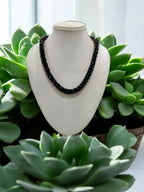 Inhanns Noor-E-Jalwa – Handmade Crystal Bead Necklace -Adjustable - Black Only Necklace