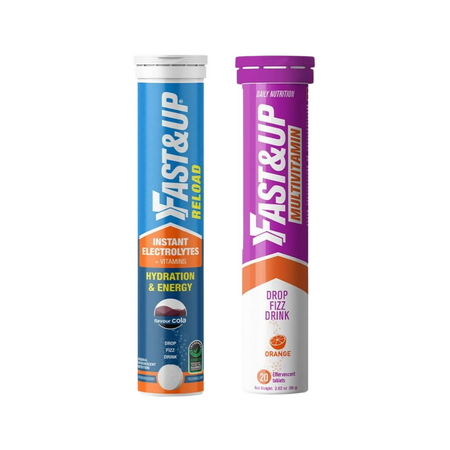 Fast&Up Vitalize - Immunity Essential Multivitamin & Reload Electrolyte Instant Energy And Hydration Drink Tablets