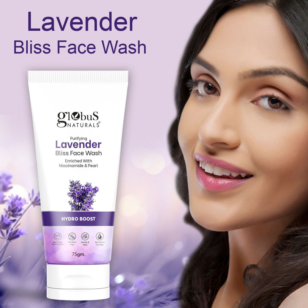 Globus Naturals Purifying Lavender Face Wash - Distacart