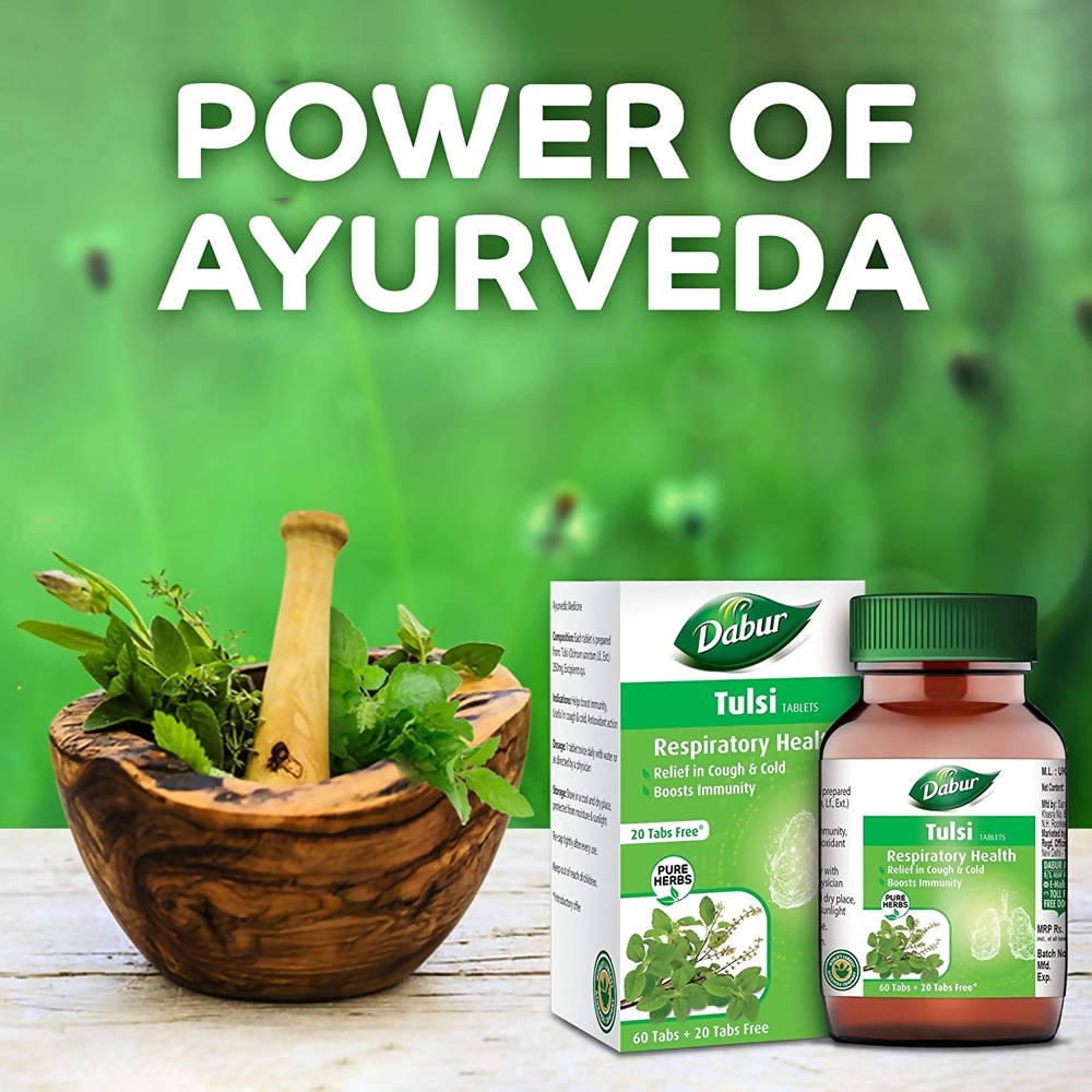 Dabur Tulsi Tablets Respiratory Health online