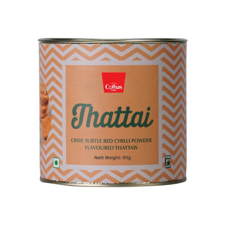 Cothas Thattai | Crispy Rice Flour Snack with Black Gram
