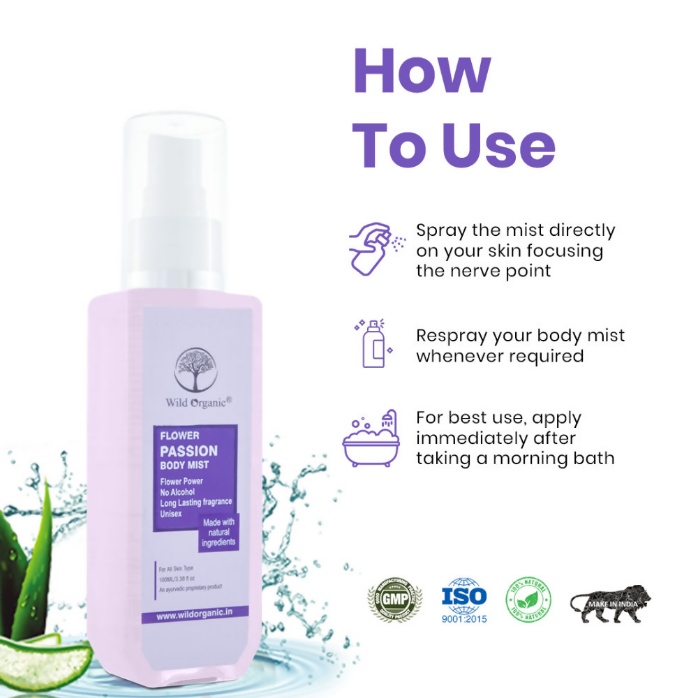 Wild Organic Flower Passion Body Mist