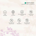 Rare Chemistry Pretty Pout Protecting Day Lip Balm, SPF 20, Beetroot Almond Oil, Moisturising