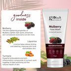 Globus Naturals Mulberry Fairness Face Wash, Suitable For All Skin Types - Distacart