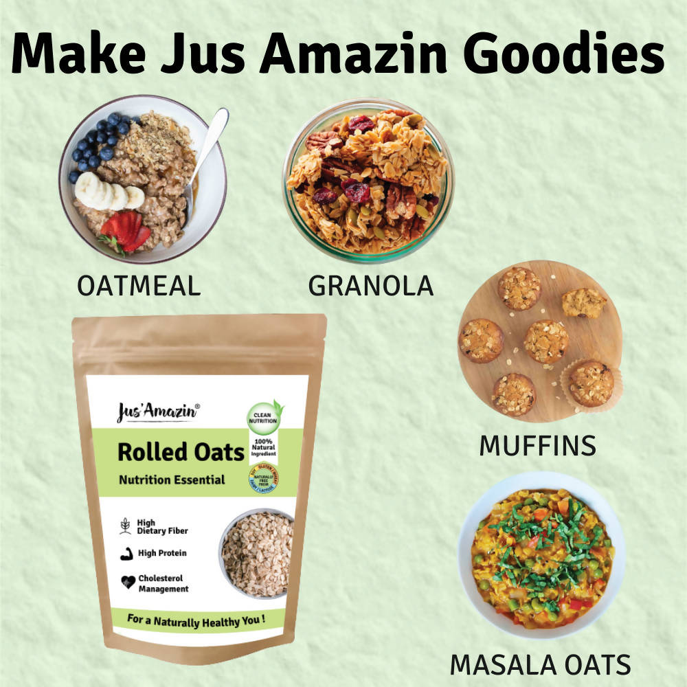 Jus Amazin Rolled Oats - Distacart