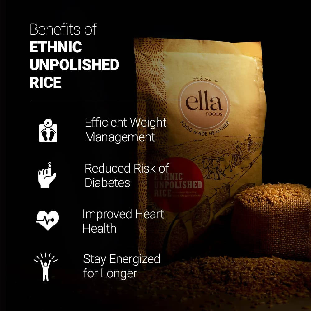 Ella Foods Ethnic Unpolished Rice