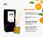 Love Earth Reed Diffuser- Tangerine
