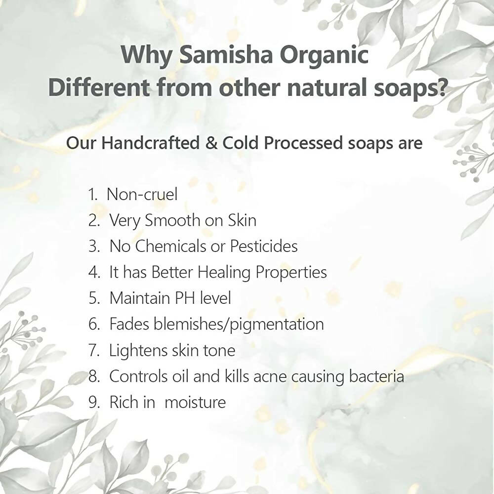 Samisha Organic Rose Petals Anti Aging Bathing Bar