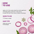 Plum Onion Hair Growth Oil For Hair Fall Control With Bhringraj Oil