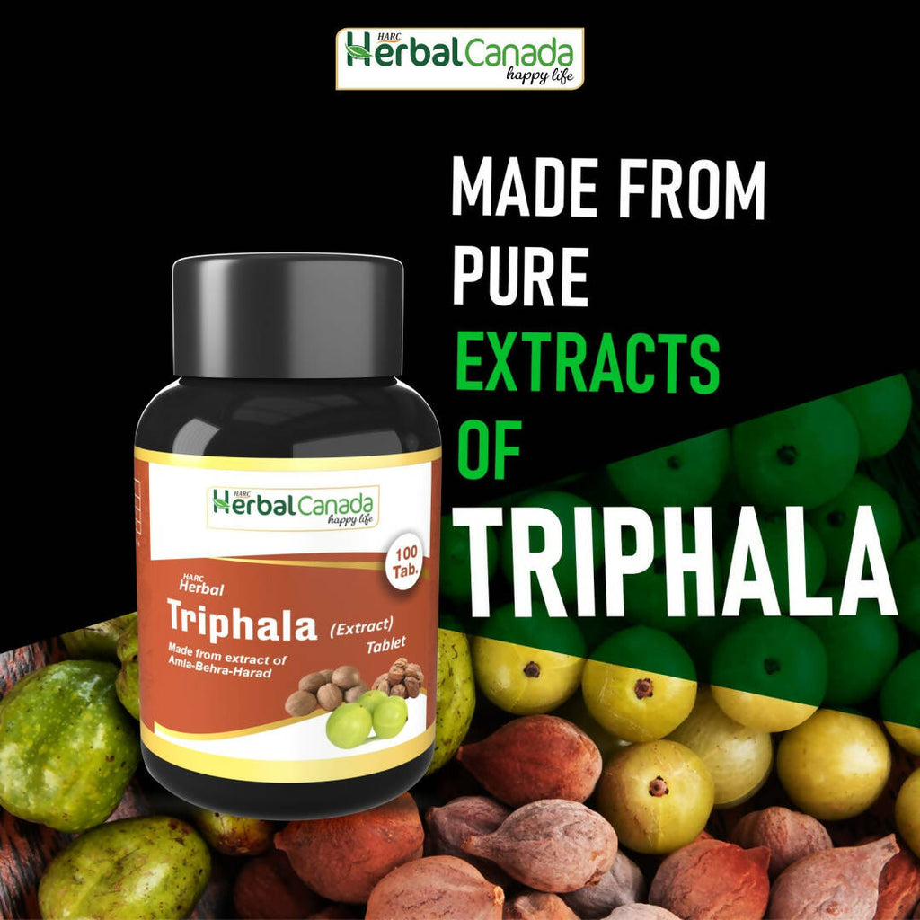 Herbal Canada Triphala Extract Tablets - Distacart