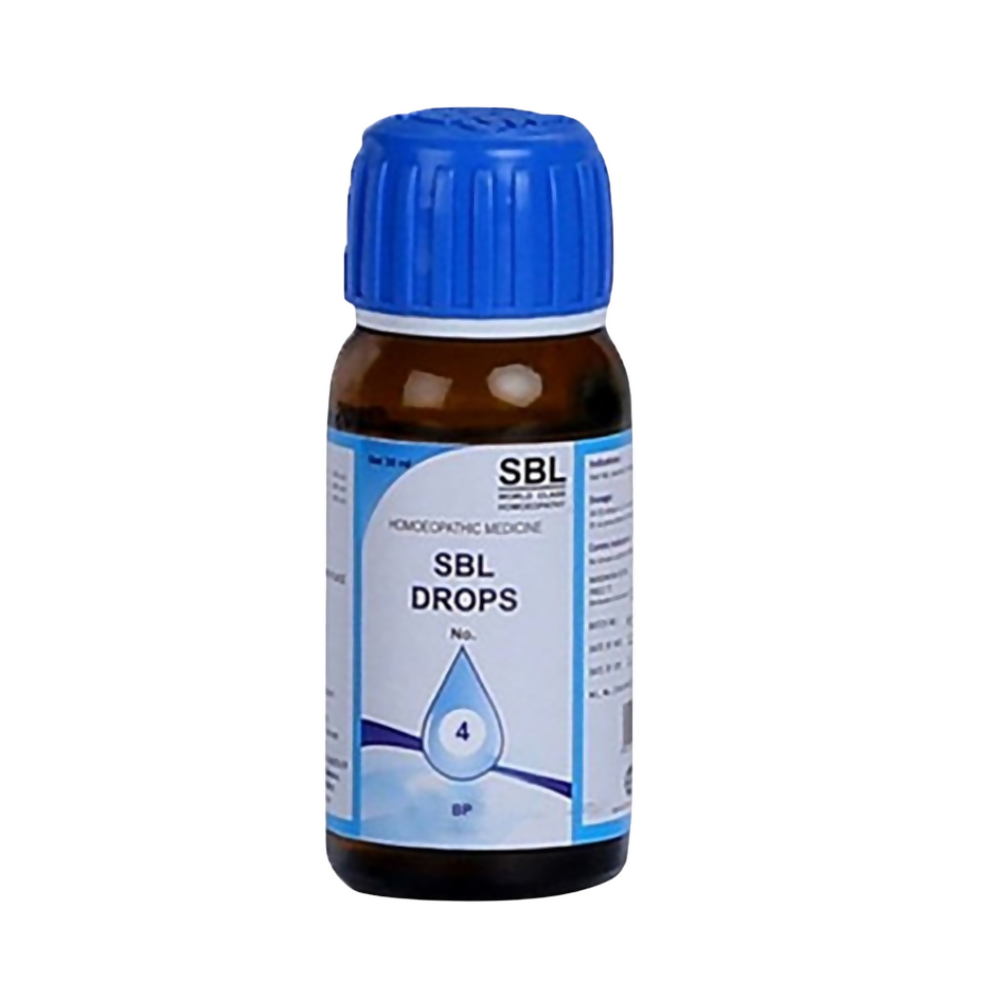 SBL Homeopathy Drops No. 4 (For BP) - Distacart