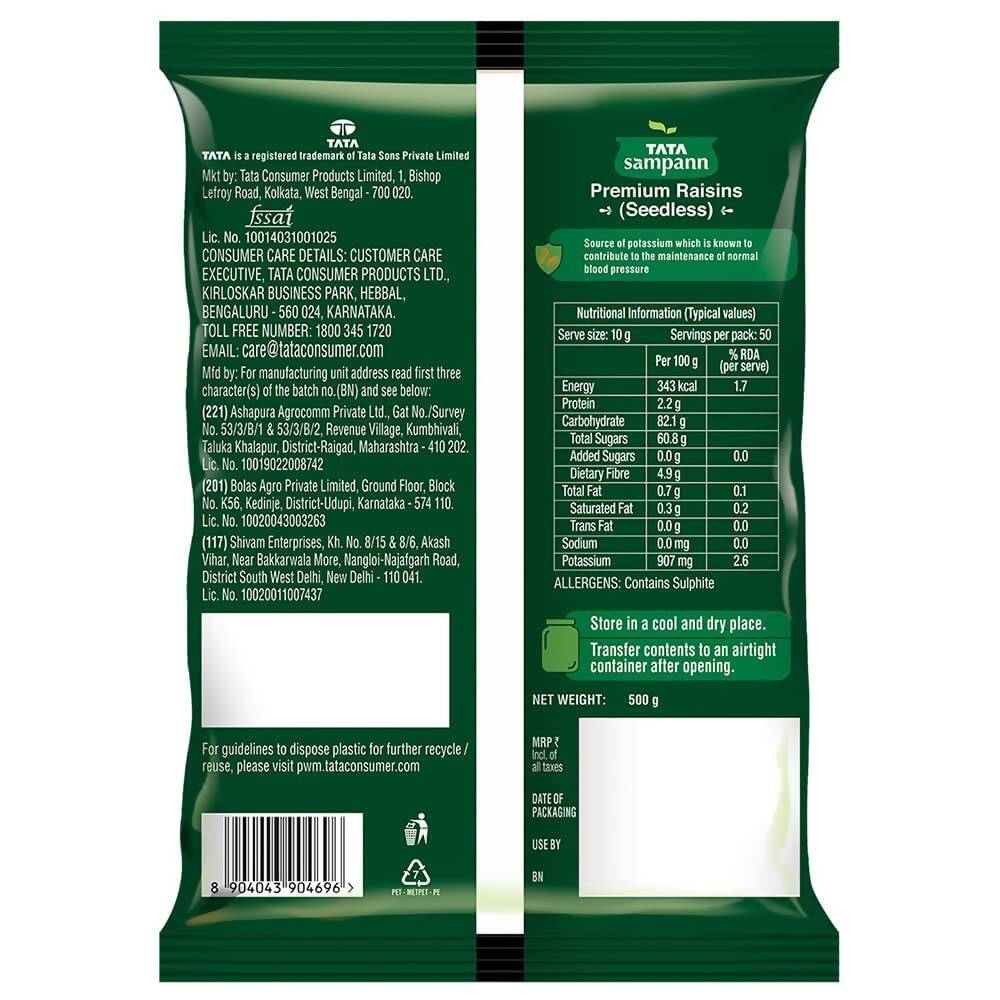 Tata Sampann Pure Premium Raisins - Distacart