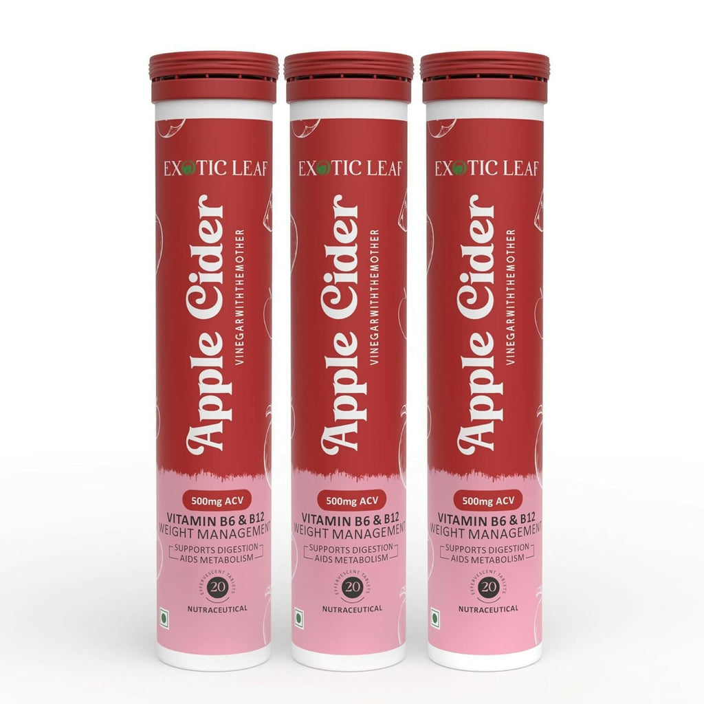 Exotic Leaf Apple Cider Vinegar Tablets - Distacart