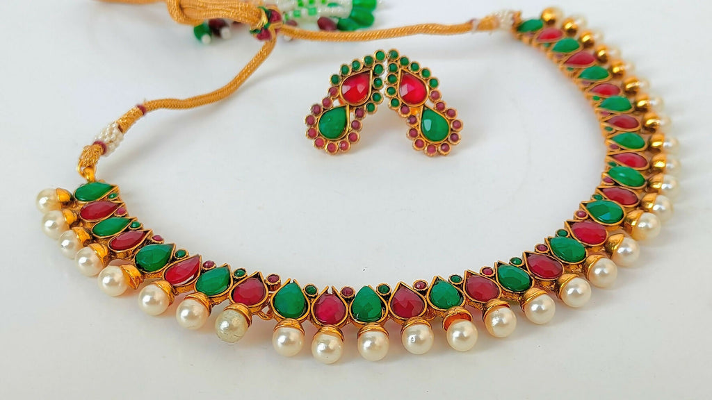 Multicolor Agate Necklace Set - Distacart