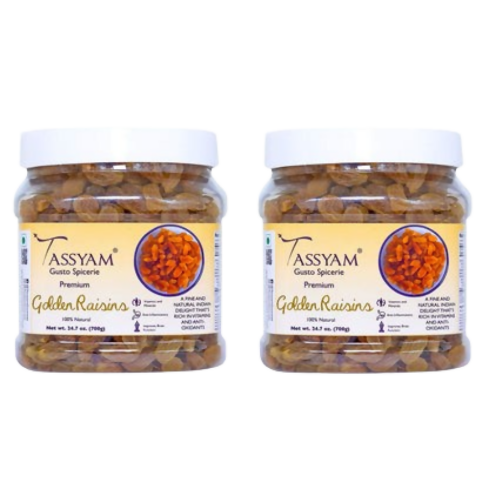 Tassyam Organics Golden Raisins - Distacart
