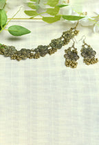 Mominos Fashion Johar Kamal Golden-Plated Brass Finish Floral Desgin Choker For Women - Distacart