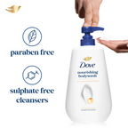 Dove 24 Hr Hydrated Skin Nourishing Body Wash For Soft Smooth Skin