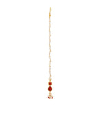 Ruby Raang Red Kundan Maang Tikka - Distacart