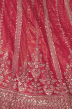 Kesar Fab Pink Jimmy Choo Hand_Woven Lehenga