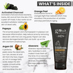 Globus Naturals Anti Pollution & Anti Acne Detox Charcoal Peel Off Mask For Men