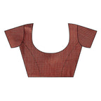Vamika Black Kalamkari Print With Jhalar Khadi Silk Blouses