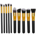 Favon Pack of 10 Professional Makeup Brushes