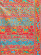Shree Shyam Fashion Vastraloom Off White Linen Cotton Saree