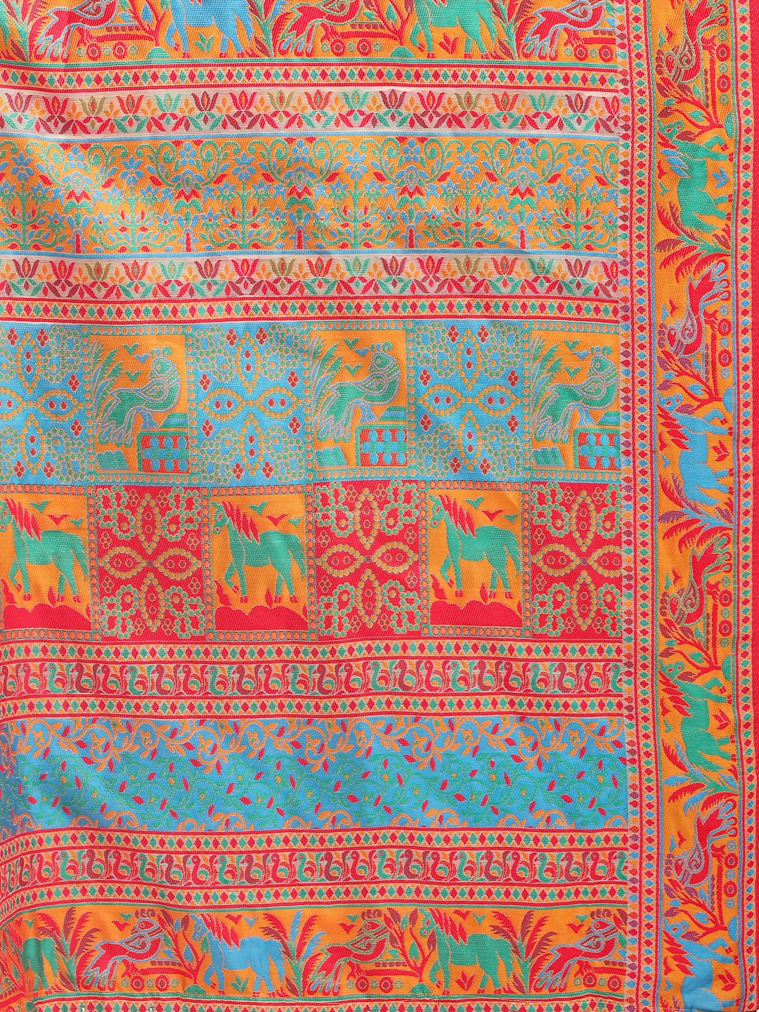 Shree Shyam Fashion Vastraloom Off White Linen Cotton Saree