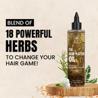 The Natural Wash Herb Platter Oil With Shankpushpi & Methi Seeds For Healthy & Strong Hair