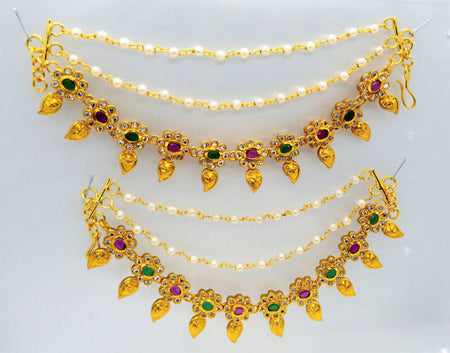 Multicolor Ear Side Chain Set