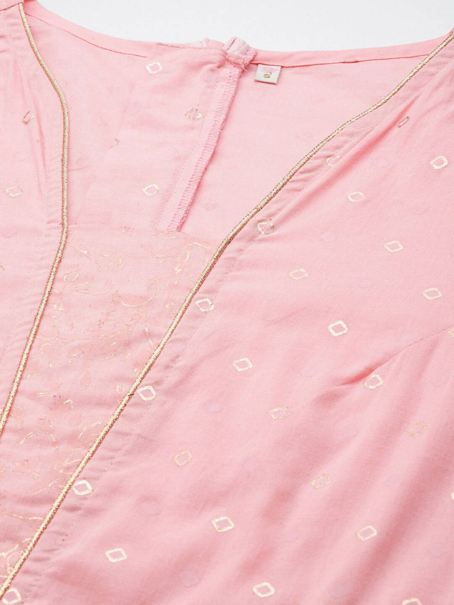 Ahalyaa Women Pink Printed Basic Jumpsuit - Distacart