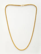 NVR Men's Gold-Polished Stainless Steel Chain
