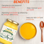 Satvik A2 Gir Cow Ghee | Vedic Bilona Method | Bilona Ghee | A2 Cow Desi Ghee