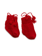 Chutput Kids Cute Red Coloured Solid Pullover Sweater