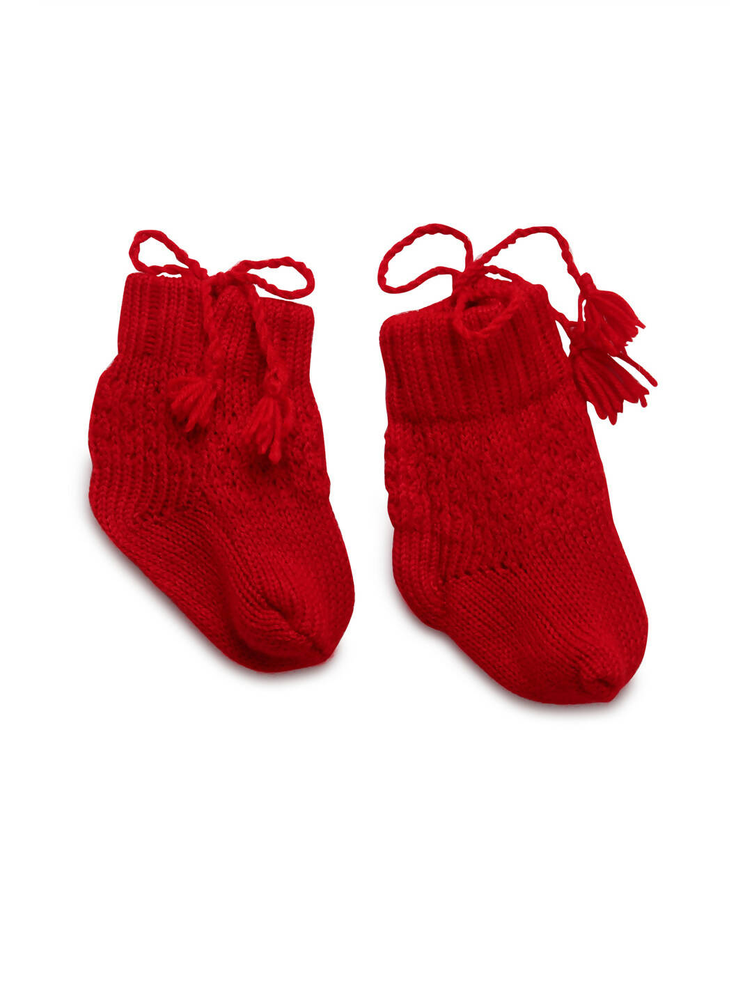 Chutput Kids Cute Red Coloured Solid Pullover Sweater