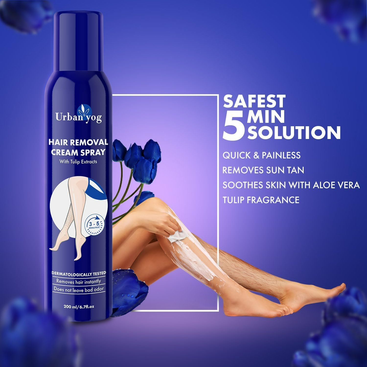 Urban Yog Hair Removal Cream Spray For Women - Distacart