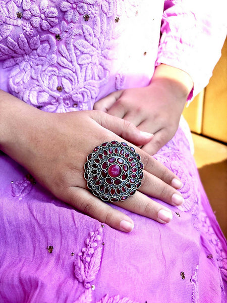 Joban Fashion Monalisa Stone Big Size Finger Ring