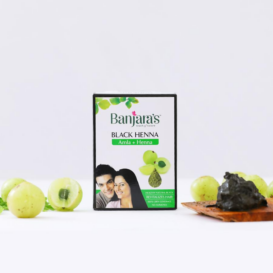 Banjara's Black Henna with Amla - Distacart