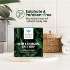 Bombay Shaving Company Charcoal and Neem Bath Soap for Men