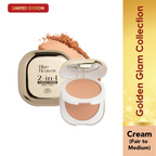Blue Heaven 2-In-1 Matte + Pearl Compact Powder - Cream