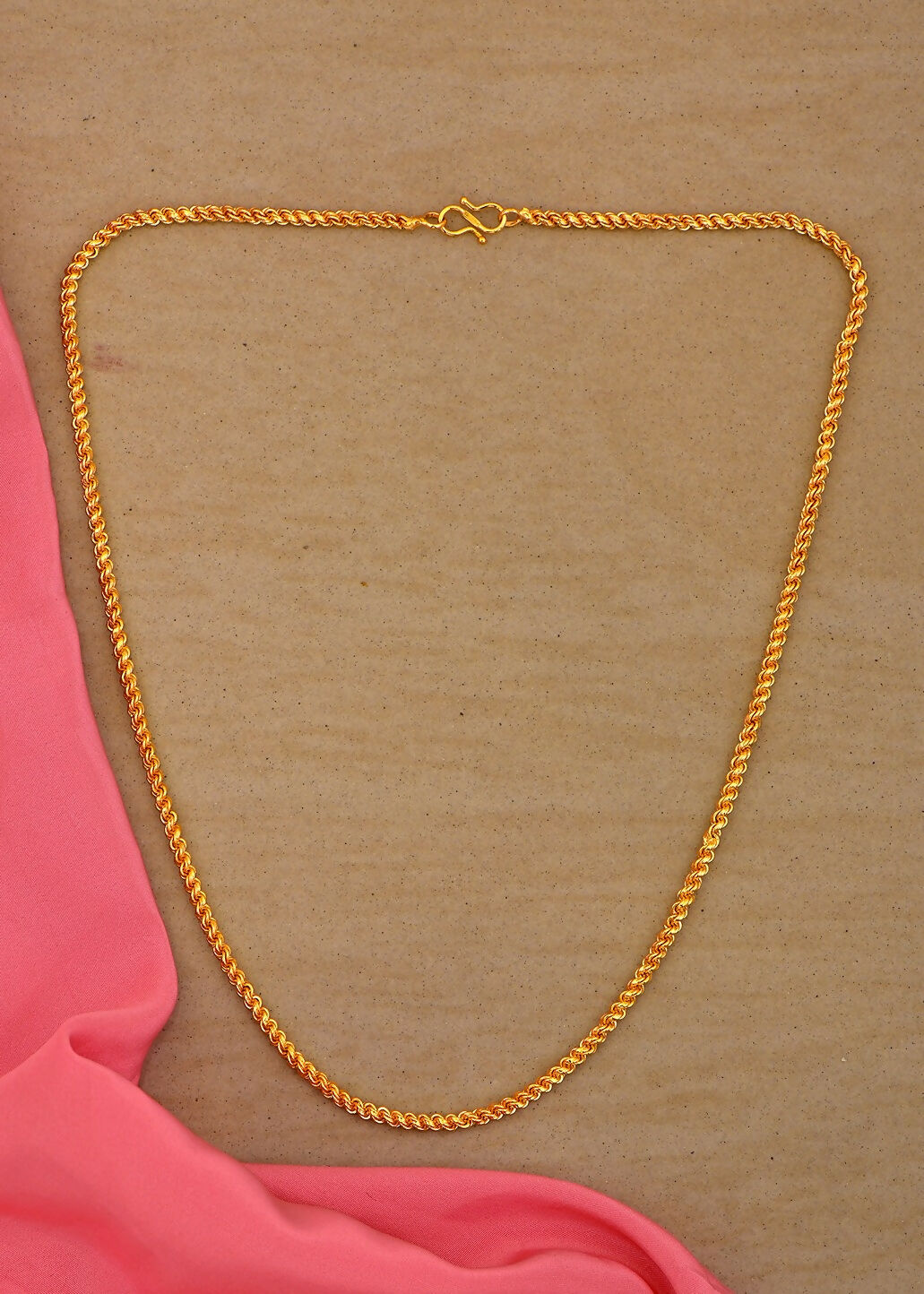 Joban Fashion Women Brass Golden Neck-Chain - Distacart