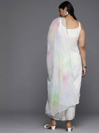 Ahalyaa Women's Traditional wear Kurta Set - White