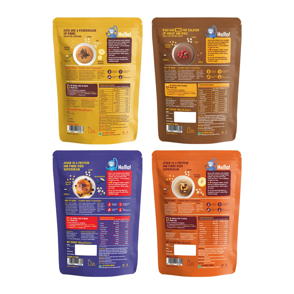 Slurrp Farm Healthy Pancake Lovers Combo - Distacart